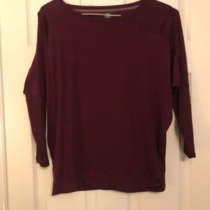 Champion burgundy workout top.